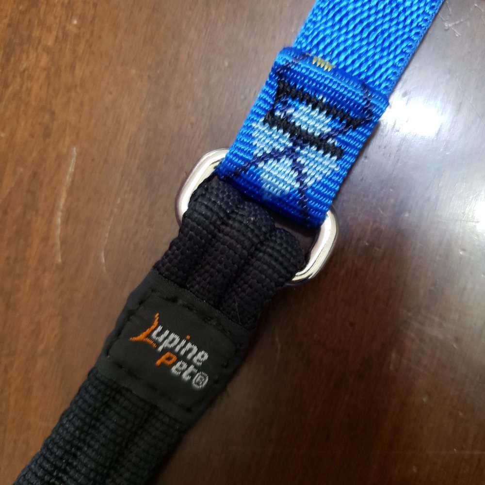 Lupine Pet Woven Nylon Dapper Pattern Medium Dog Leash 6 ft. x 3/4 in  - NWOT